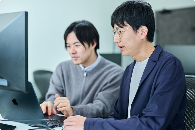 技術相談している様子1